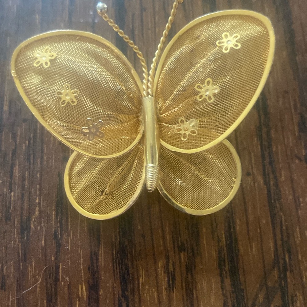 Butterfly brooch